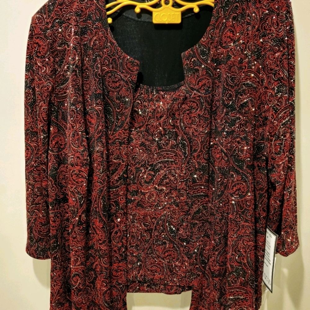 Tank and jacket sparkle